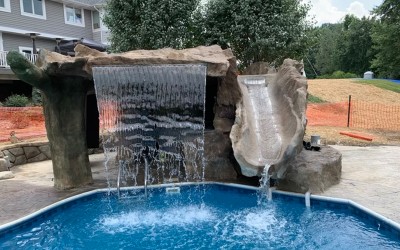 lawnhart-landscaping-pittsburgh-pool-with-waterfall-slide